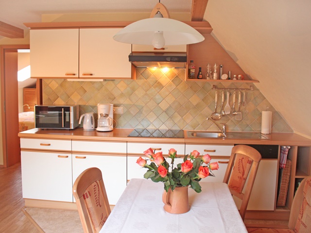 Kitchen with dining area